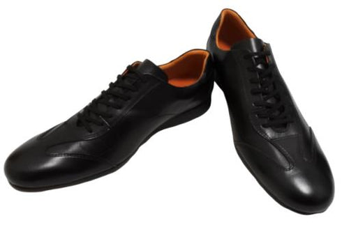 【KANEKA designo7001 ブラック】幅広4E 日本製本革タウンウォーキングシューズ